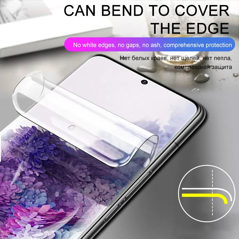 4Pcs Hydrogel Film for  Galaxy S23 S20 S21 S22 S24 plus Ultra FE Note 20 9 10 plus A52S A53 A51 A50 A21S Screen Protector