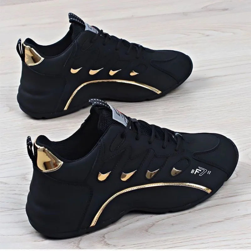 Men'S Shoes 2024 Summer New Sneakers for Men Lightweight Soft Unisex Leather Comfort Platform Vulcanized Shoes Zapatillas Hombre