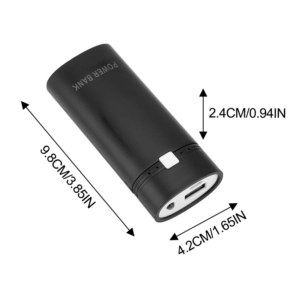 2 Slot 18650 Battery Power Bank Kit Detachable Design with Indicator Light for Smart Phone Power Bank Case Battery Practical