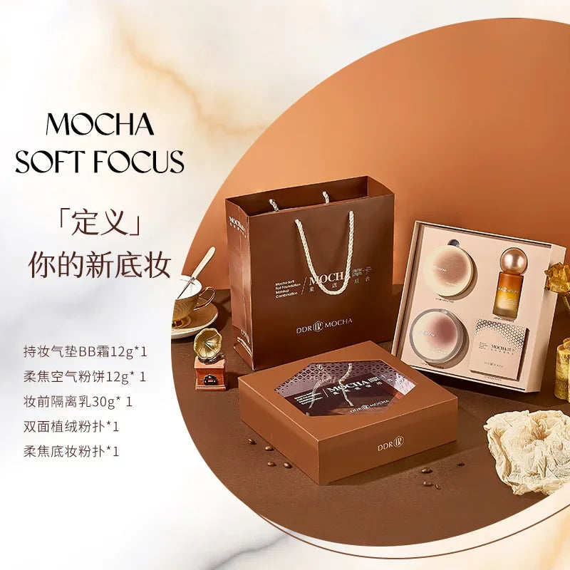 Ddr Mocha American Base Makeup Makeup Set before Makeup Make-Up Base Cushion Bb Cream Powder Gift