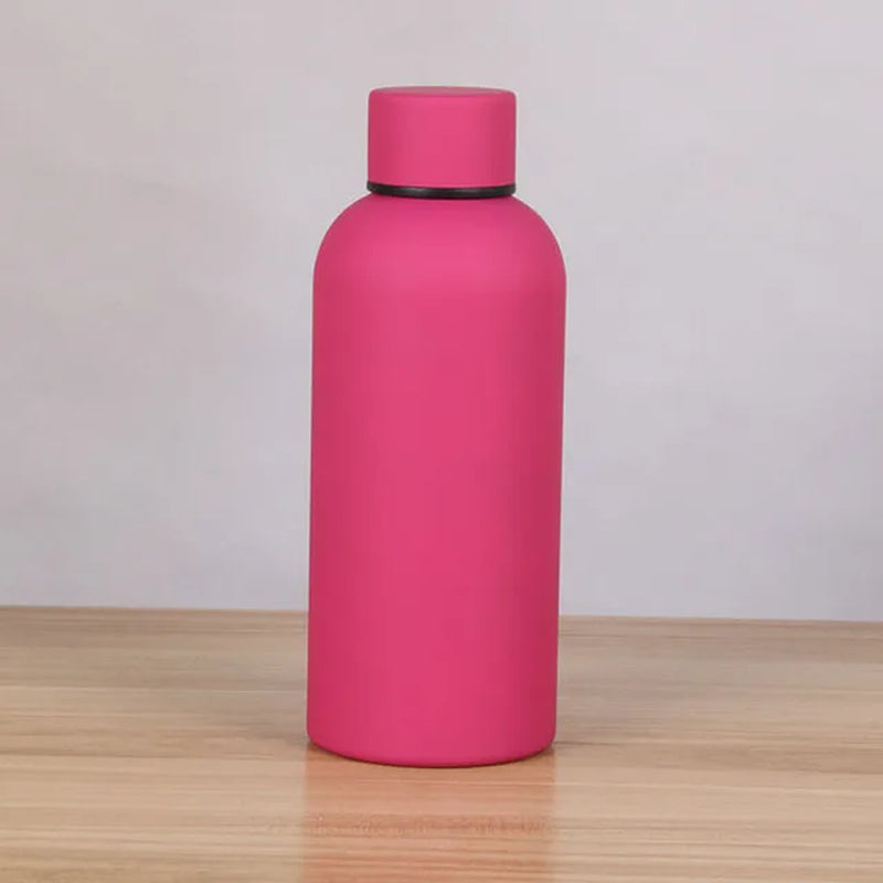 350ML Small Mouth Thermos Cup, Outdoor Car Stainless Steel Coke Bottle, Double Layer Vacuum Cup Sports Kettle