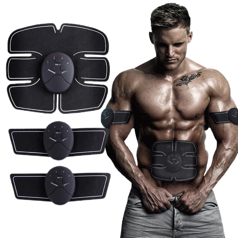 Electric EMS Muscle Stimulator Wireless Buttocks Trainer Abdominal ABS Stimulator Fitness Body Slimming Massager Sculpt Machine