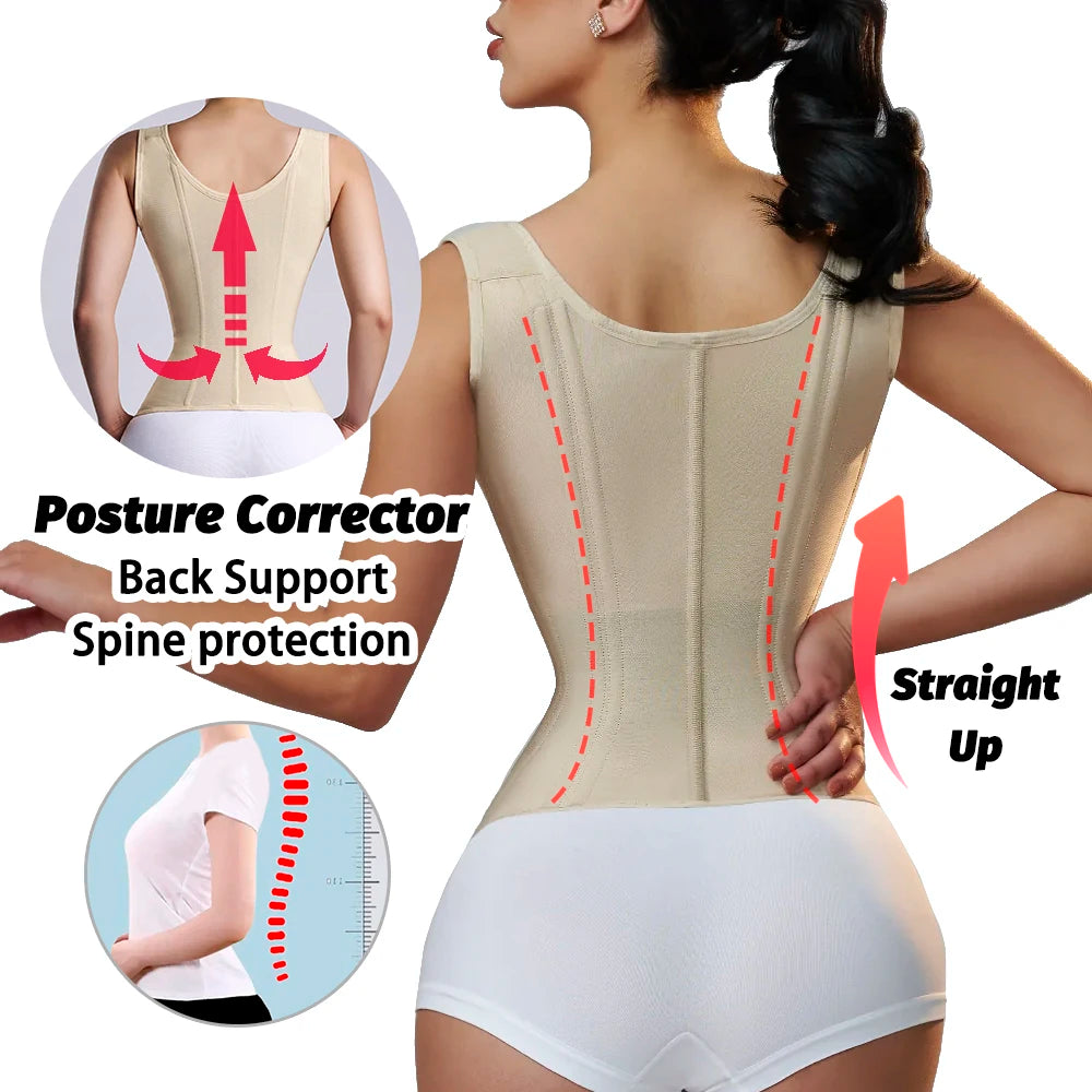 Shaping Corset Binder Waist Trainer Body Shaper Reducing Girdles Tummy Slimming Faja Colombian Shapewear Women Corrective Sheath