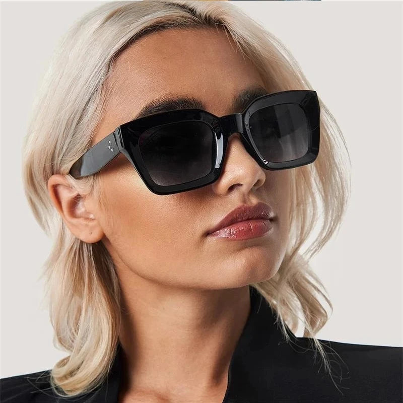 Square Sunglasses Women 2022 High Quality Eyeglasses Women/Men Brand Designer Sun Glasses Women Retro Gafas De Sol Mujer