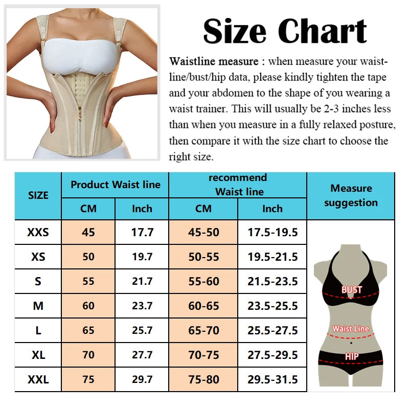 Shaping Corset Binder Waist Trainer Body Shaper Reducing Girdles Tummy Slimming Faja Colombian Shapewear Women Corrective Sheath