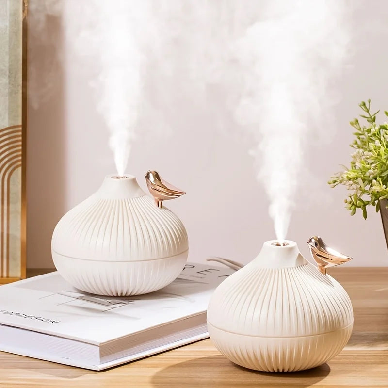 Portable Mini Cute Little Onion Night Light Aroma Essential Oil Diffuser USB Mini H2O Air Humidifier