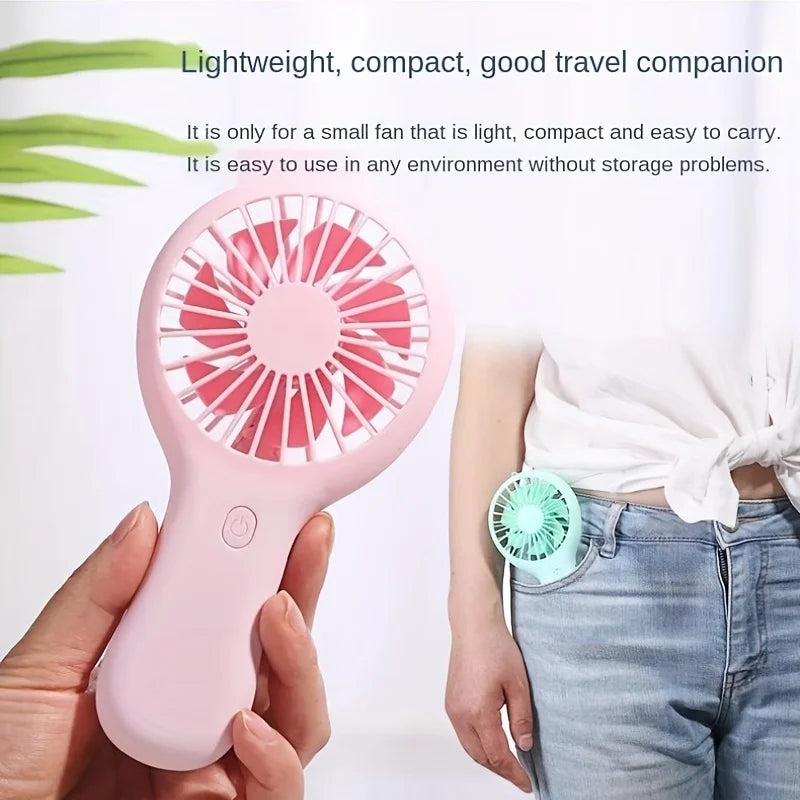 800Mah Mini Portable Pocket Handheld Fan USB Charging Rechargeable Cool Air Travel Cooler Cooling Mini Fans