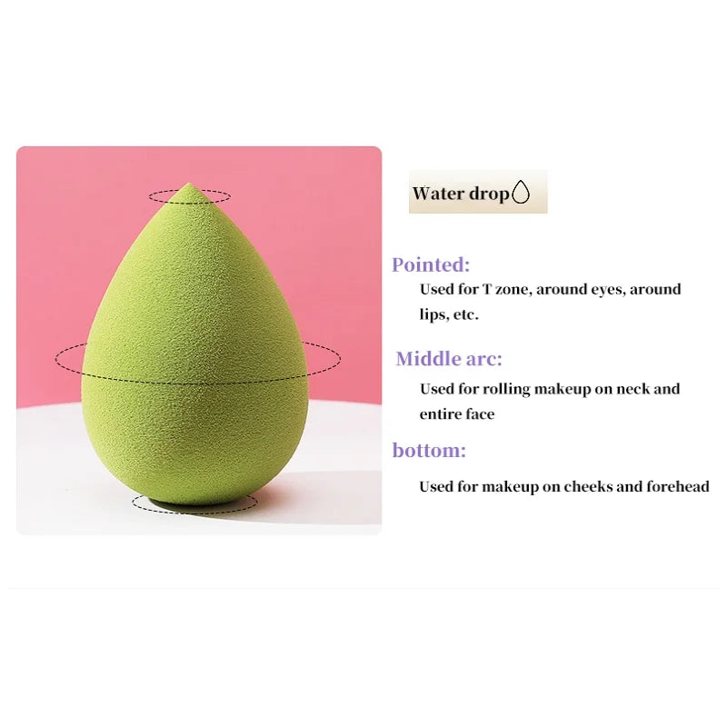 Water Drop Makeup Sponge Professional Cosmetic Puff for Foundation Concealer Cream Make up Blender Soft Wholesale