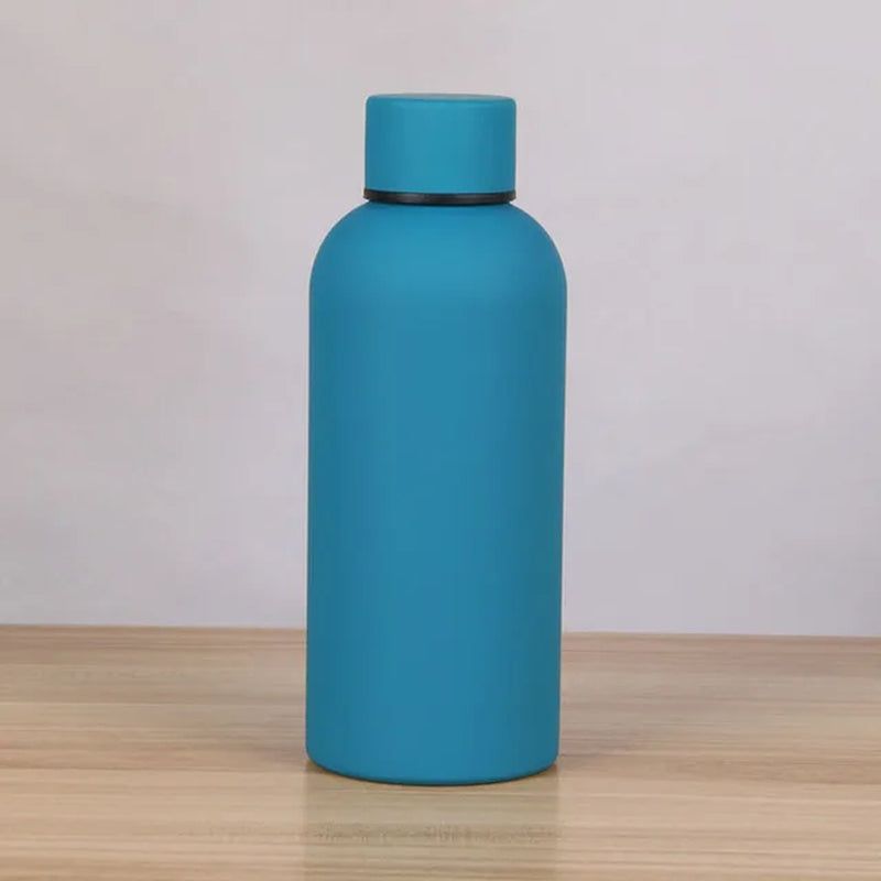 350ML Small Mouth Thermos Cup, Outdoor Car Stainless Steel Coke Bottle, Double Layer Vacuum Cup Sports Kettle