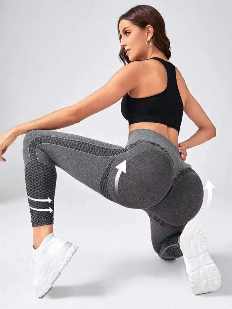 Women Yoga Leggings Fitness Seamless Legging Female Tummy Control Running Training High Waist Tights Gym Leggings for Sport